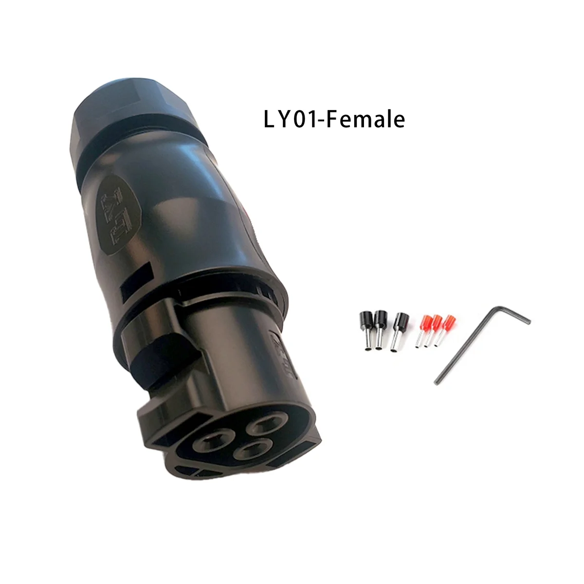 Spina del connettore solare fotovoltaico impermeabile IP68 4000V 40A per il Kit di protezione parallela del pannello del sistema fotovoltaico solare LY01-Female