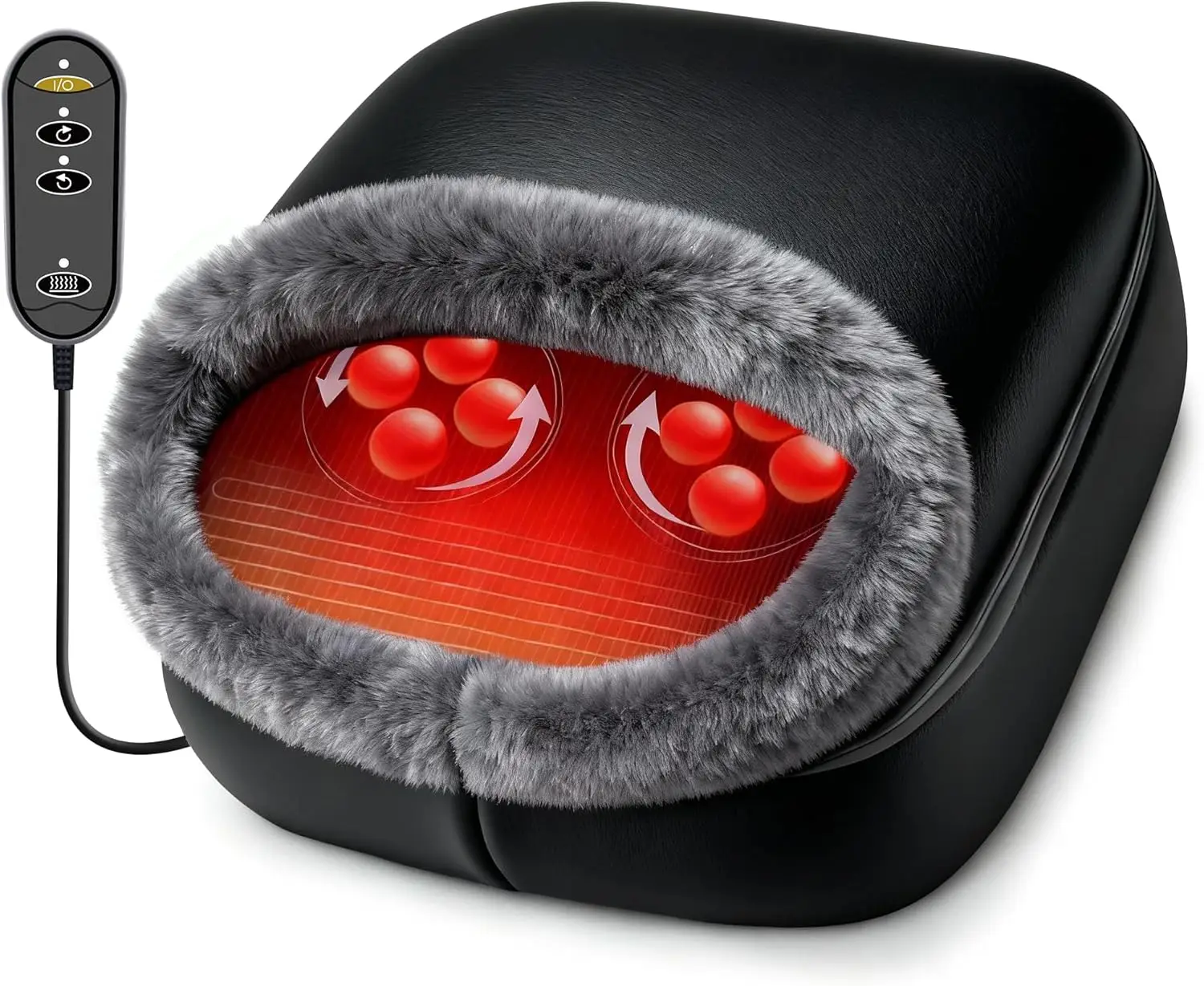 

FSA Eligible Heated Foot Massager with Shiatsu Therapy for Pain Relief and Plantar Fasciitis