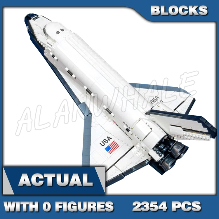 2354pcs Creative Expert Space Shuttle Discovery Hubble Telescope STS-31 Mission 63001 Building Blocks toys Compatible With Model