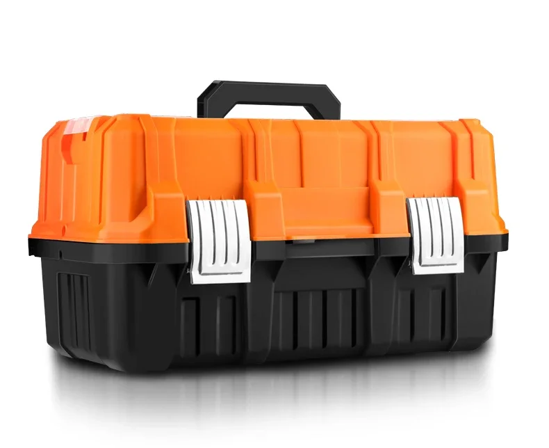 

Three-layer folding box, tool storage box, household multi-functional hardware storage box.