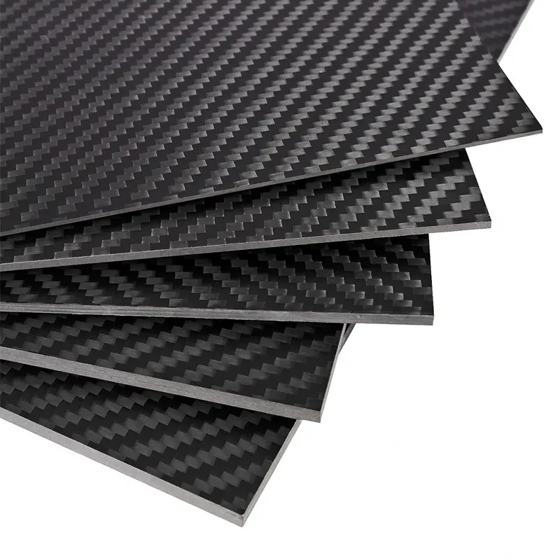 3K Carbon Fiber Plate 240mmx480mm Carbon Board Sheet Thickness 0.5mm-5mm  for rc car