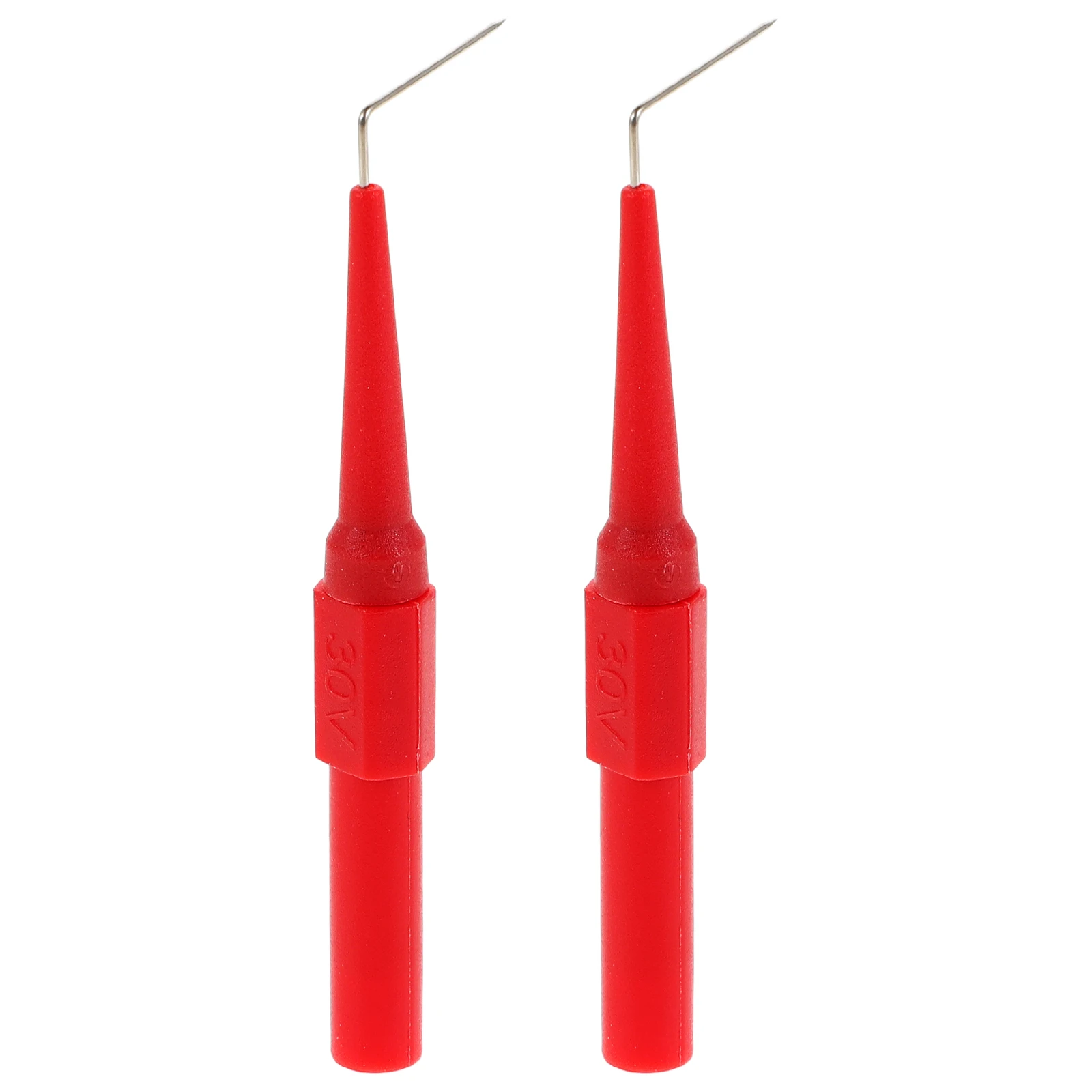 

2PCS Test Probe 0.7mm Purple Copper High-voltage Insulated Hooks Automotive Circuit Multimeter Accessories Kit Wire Tester