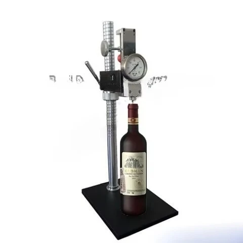 

New Wooden Cork Bottle Sparkling Wine CO2 Pressure Meter Tester