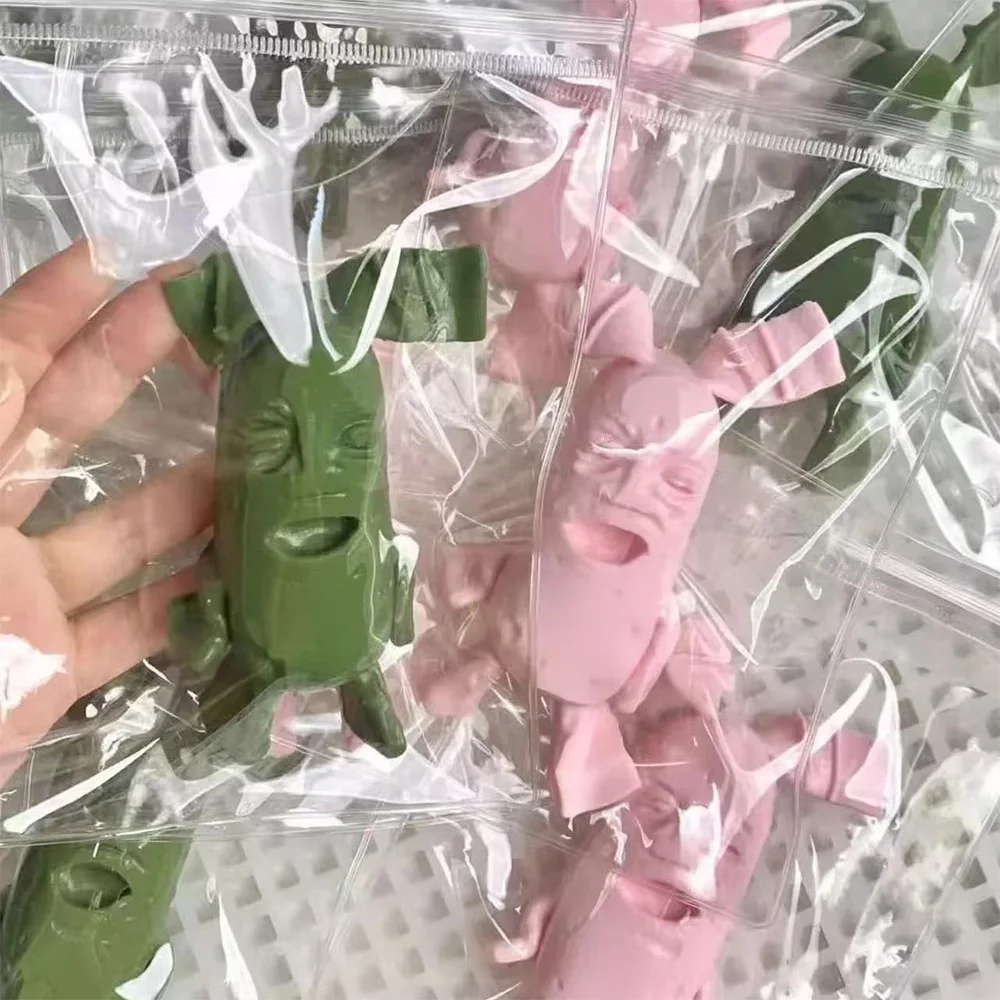 Jouet à presser en silicone drôle pour enfants et adultes |   Jouet Squishy Fidget pour soulager le stress et l'anxiété