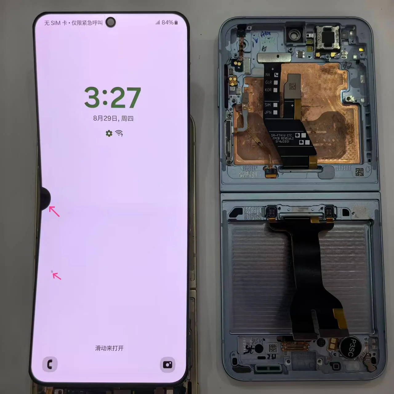 Original For Samsung Z Flip6 5G SM-F741B/DS F741B F741U F741U1 F741W F741N Super AMOLED LCD Display Assembly Screen Replacement image 3
