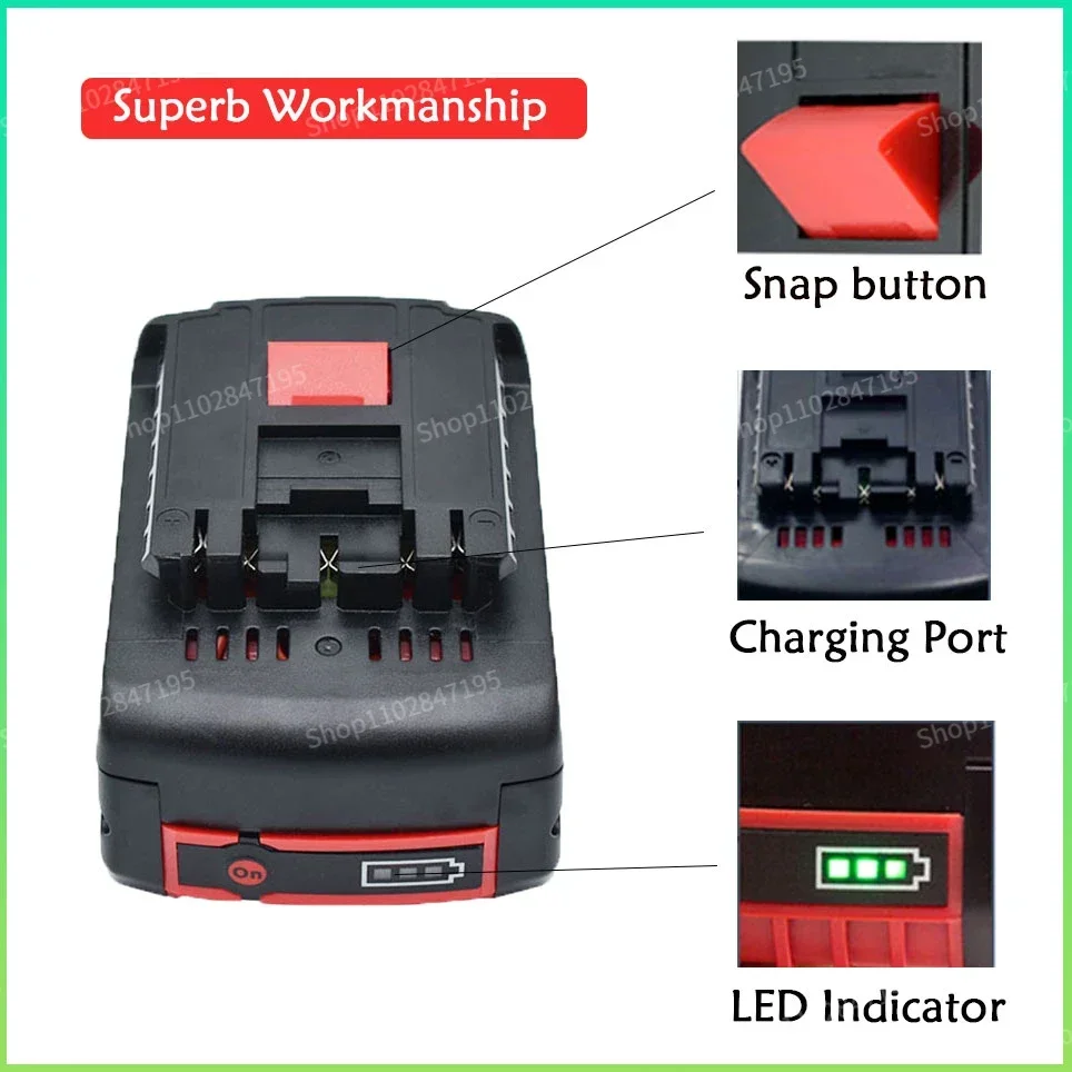 Original BOSCH 18V Lithium Battery Bosch Battery Pack 6.0AH Original Tool Rechargeable Battery 5.0AH 4.0AH 3.0AH