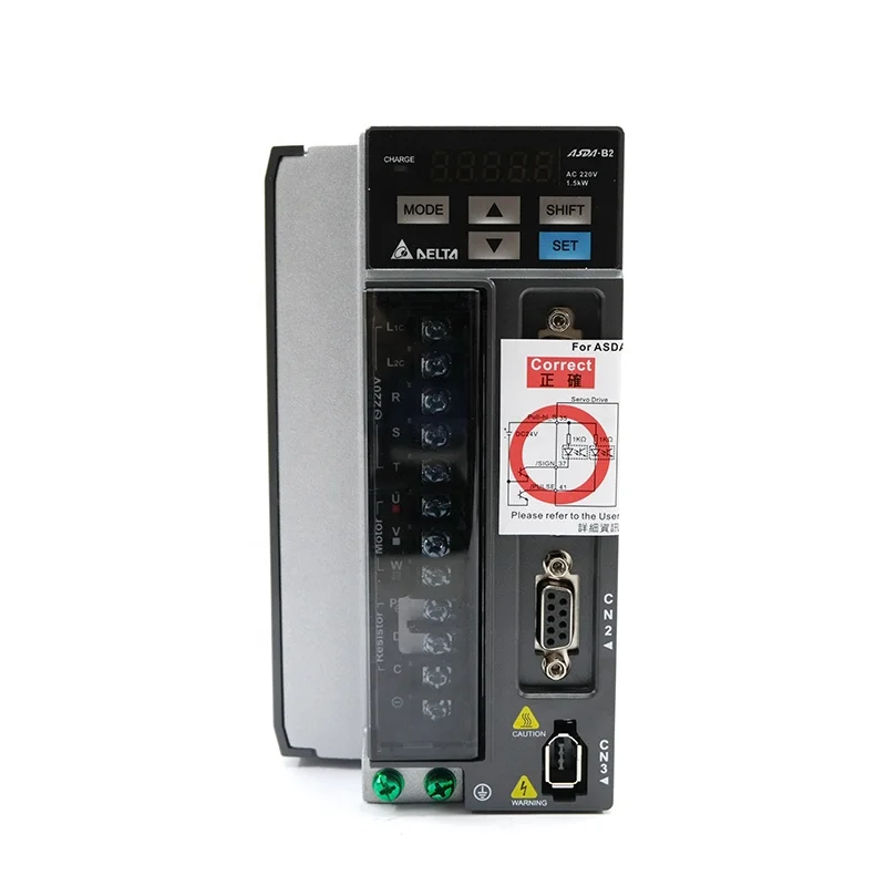 العلامة التجارية الجديدة الأصلية ASDA-B2 سلسلة محرك سيرفو يعمل بالتيار المتردد ASD-B2-1521-B محرك 1.5KW