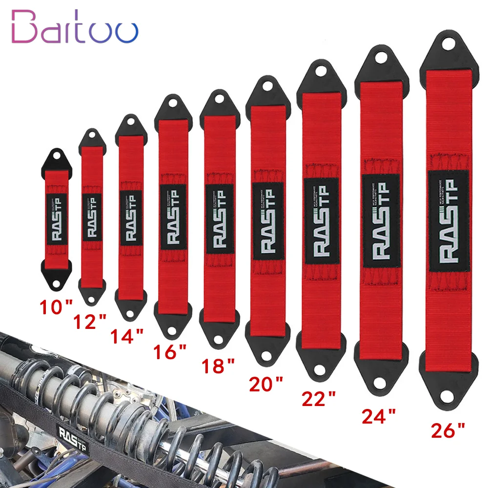 

10in-26in Premium Quad Wrap Suspension Limit Strap 10000Lb Shock Suspension Webbing For Off Road ATV UTV SXS TD002