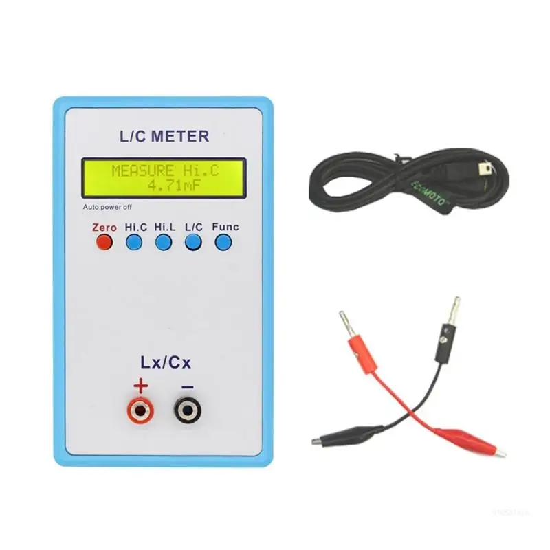 

Lightweight Digital Display Capacitance and Inductance Meter Meter Durable Dropship