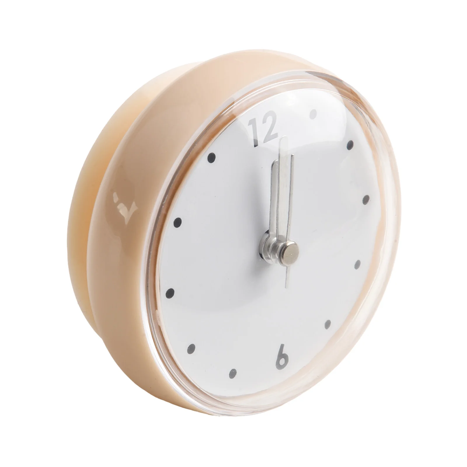 Kitchen Sucker Wall Clock Bathroom For Home Sucker Wall Clock Bathroom Wall Clock Pink Plastics 75x75mm Anti-Fog