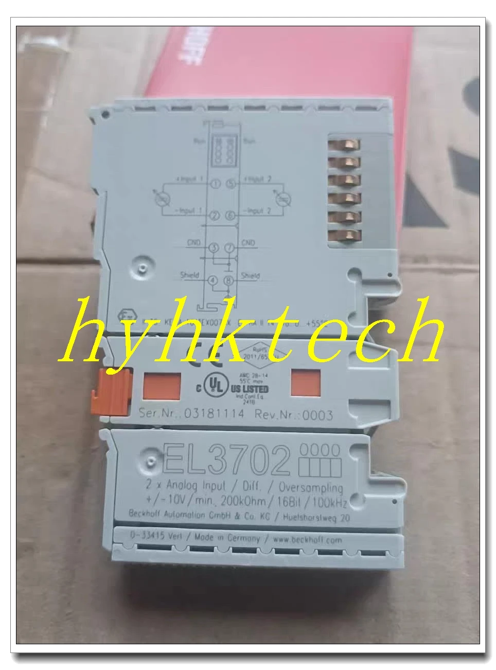 

Supply EL3702 Original PLC module, 100% tested before shipment