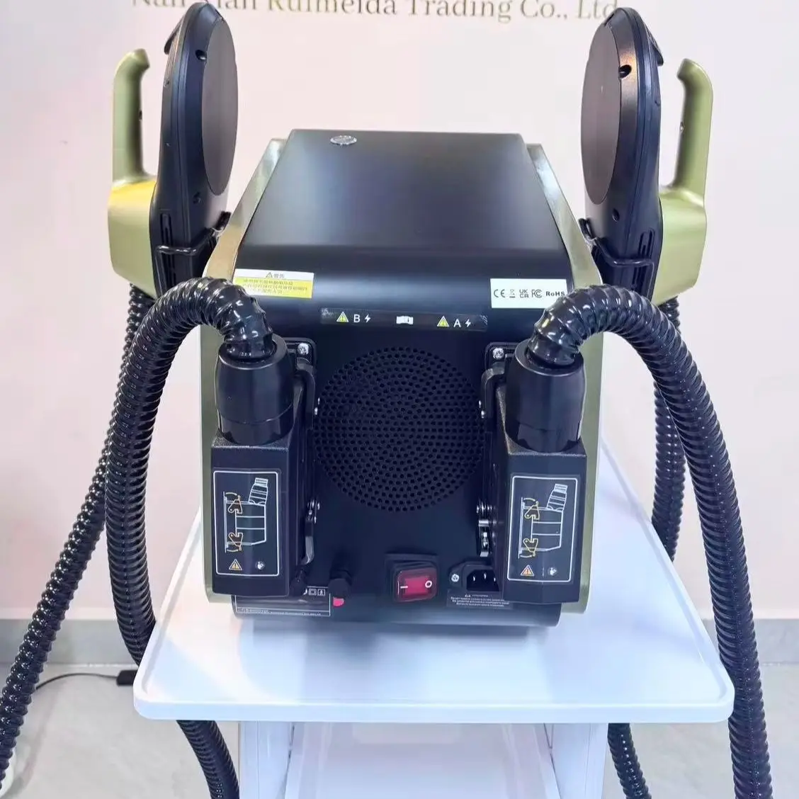 MYOSLIM Electromagnetic Muscle Stimulation Machine Body Sculpting Fat Burning DeviceProfessional Beauty Body Shaping Equipment