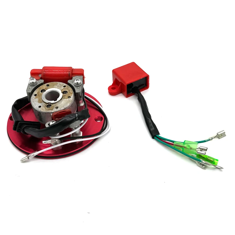 Motorcycle Magneto Coil Inner Rotor Stator Kit For LF YX 50/110/125/150/160CC Scooter Go Kart ATV Quad Moto Horizontal Engine