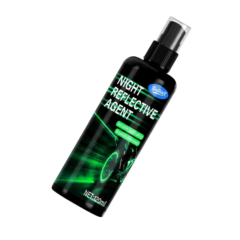 D8KE PET Pump Bottle, 120 Night Reflective Marking Agent, 1.53 x 5.39 in Single-Bottle Format for Selected Item Marking