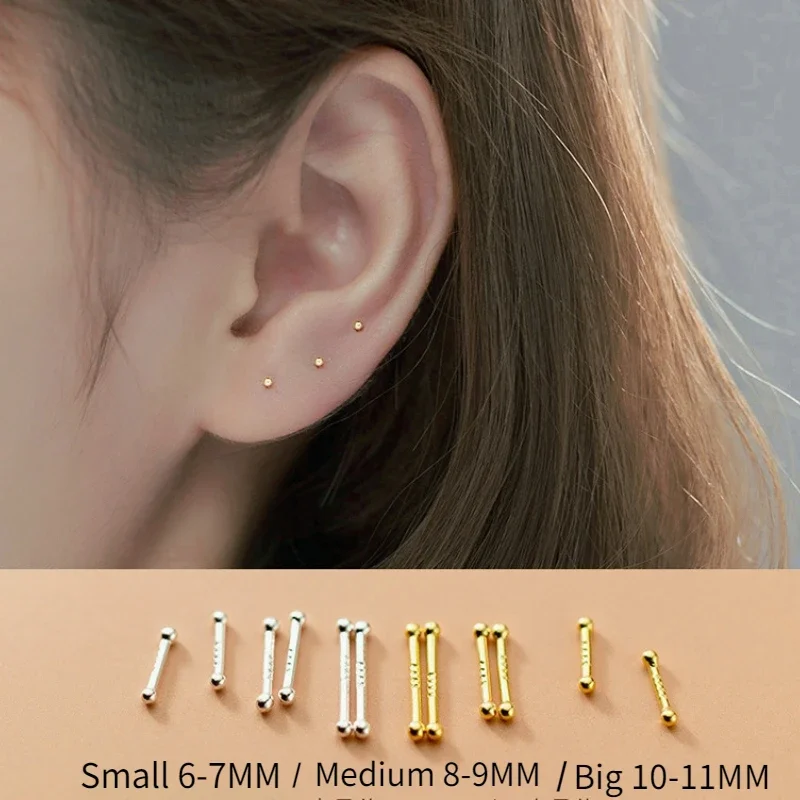 

сережки подростковые серьги подвески серьги золото серьги аниме каффы для ушей серьги для подростков серьги серебро серьги женские 4 шт./комплект, женские серьги-гвоздики с двумя головками