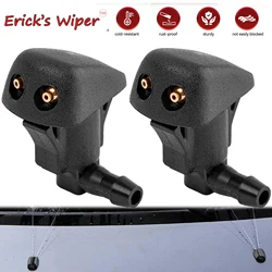 Erick's Wiper 2Pcs Front Windshield Wiper Washer Jet Nozzle For Mazda 3 MK1 2003 - 2009 5 MK2 2006 - 2010 6 MK1 2002 - 2008