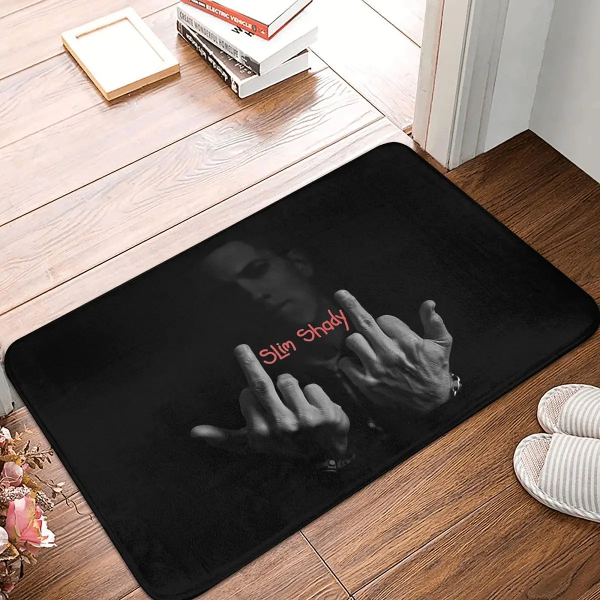 My Name Is Slim Shady Eminem Non-slip Doormat Floor Mat Carpet Rug for Kitchen Entrance Home Bathroom Living room Footpad Mats