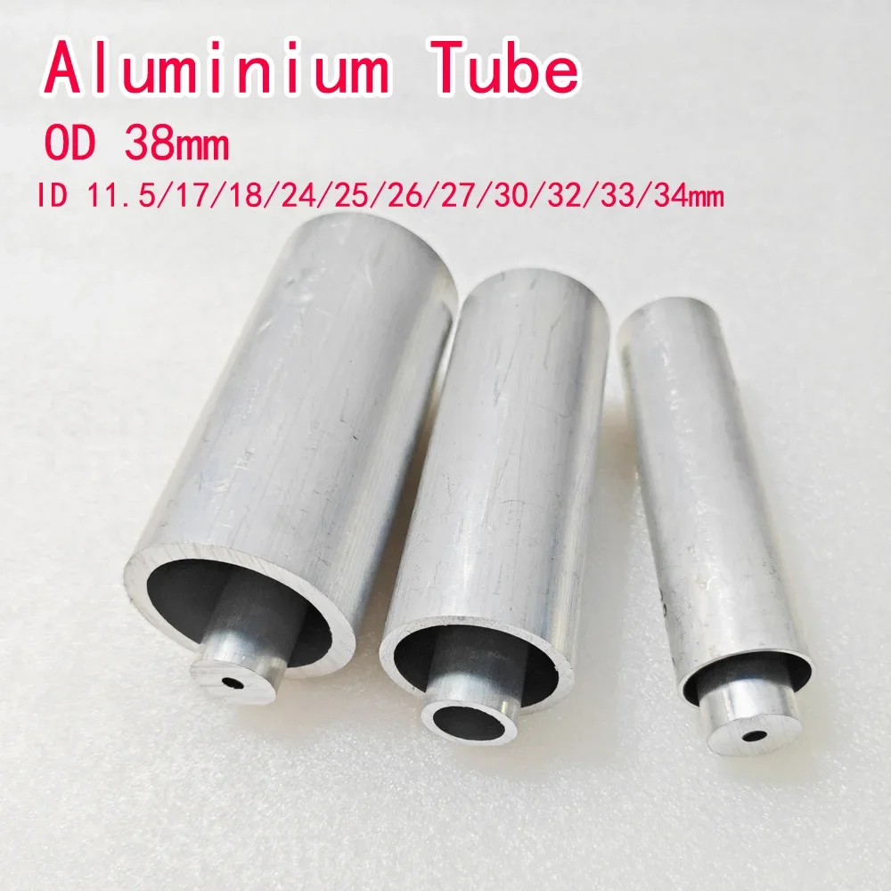 1Pc OD 38mm 6061 Aluminium Alloy Tube Hollow Round Aluminum Pipe CNC Metal Plumbing ID 11.5/17/18/24/25/26/27/30/32/33/34mm