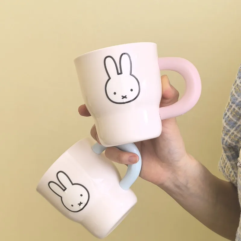 Kawaii Miffy Mouthwash Cup Simple Lovely Tooth Cup Thickened High Appearance Level Lovers Cartoon Toothbrush Cup