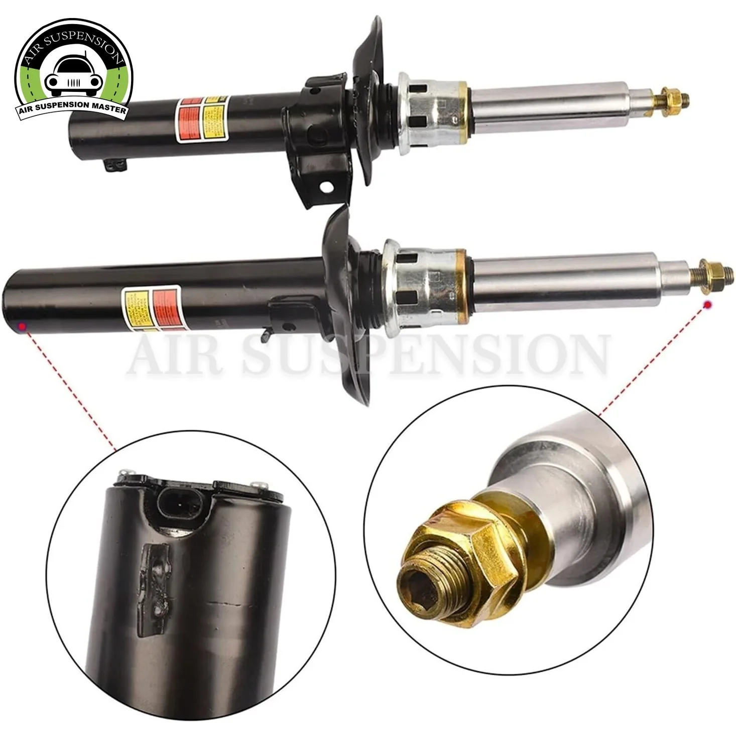 2PCS Front Rear Suspension Shock Absorbers Magnetic Strut For Audi TT TTS TTRS 8J MKII Quattro 2006-2015 8J0413029D