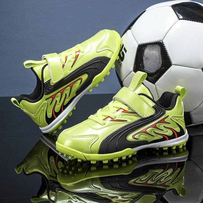 Sepatu Sepak Bola Pria Sepatu Sepak Bola Profesional Sepatu Lapangan Sepak Bola Asli Sepatu Sneakers Indoor Latihan Cepat Anti Selip