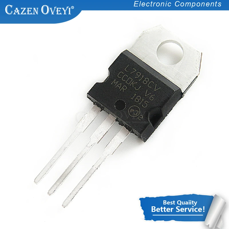 

IC Chipset 10pcs/lot 7918 L7918 L7918CV TO220 18V / 1.5A three-terminal regulator new original In Stock