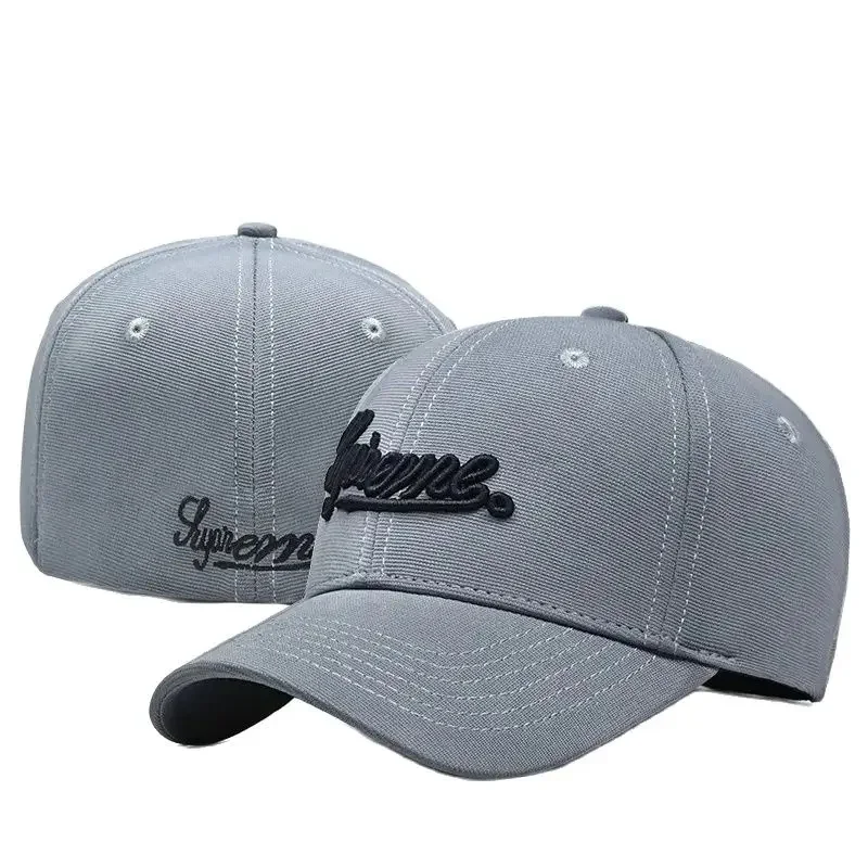 Back Closed Baseball Caps for Men and Women, Big Head and Small Head Hat, High Quality Headwear