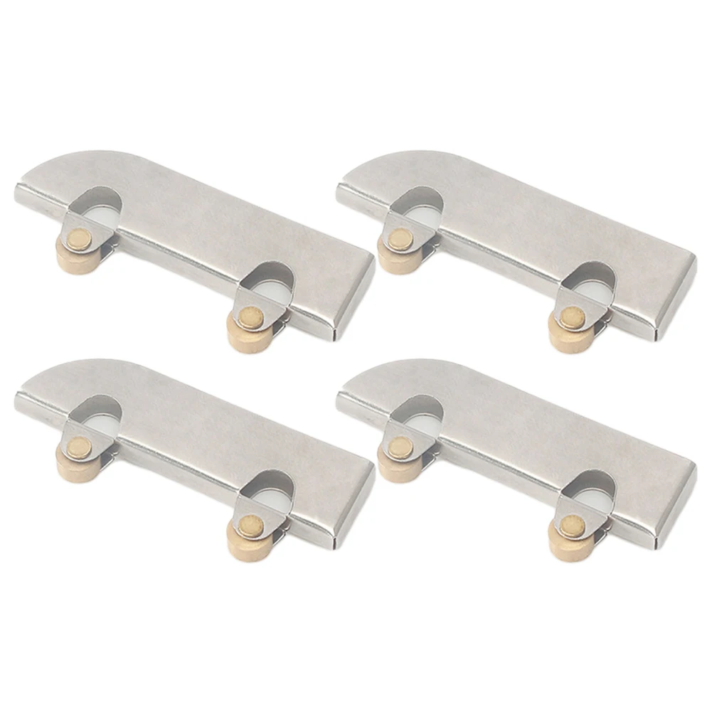 4PCS For Sliding Door Track Rollers Made of Stainless Steel Rust Resistant and Sturdy Design for Various Applications