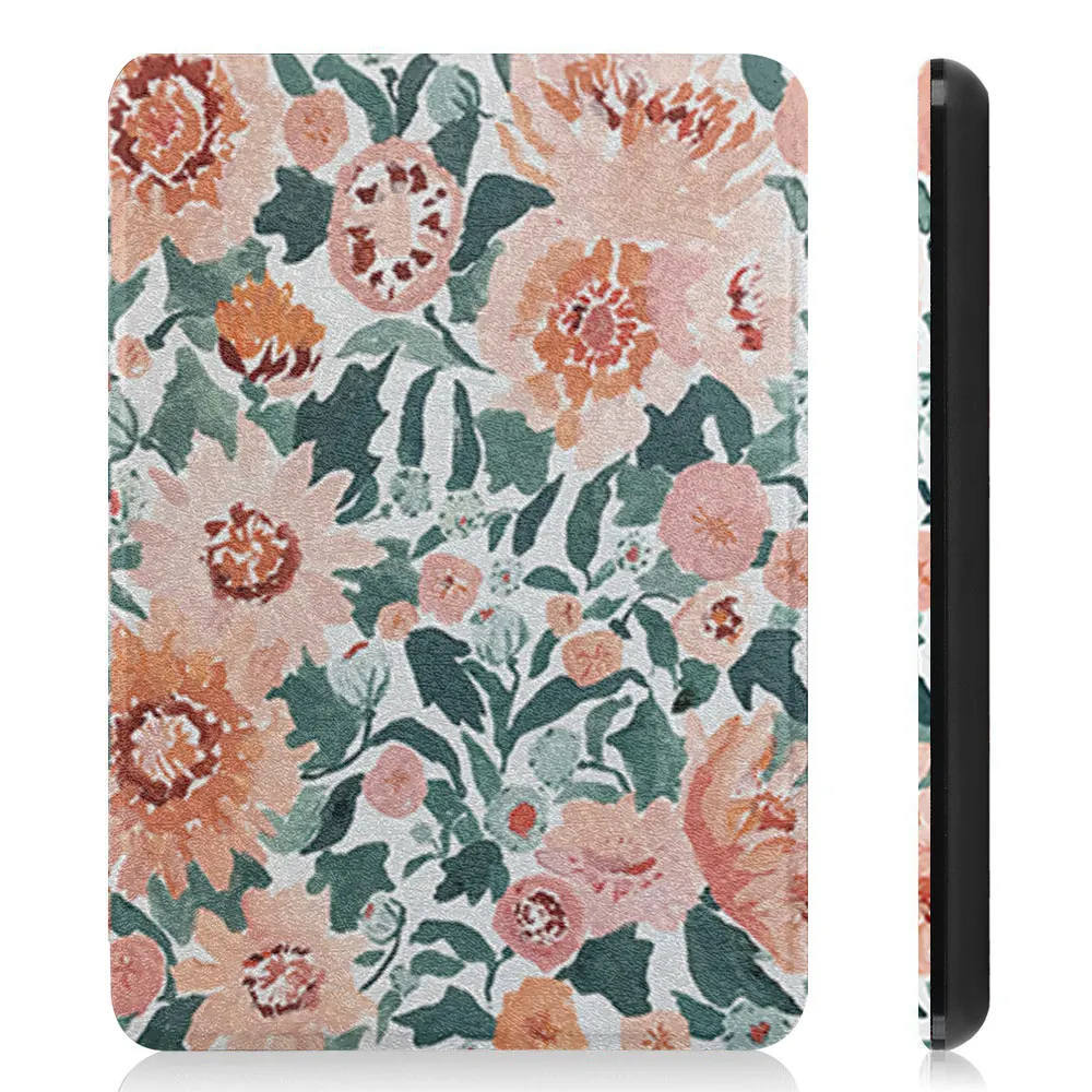 Kindle Fall Paper white4th ein Bildschirm voller Blumen Silikon Soft shell 11. 10. 9. Generation Oase 2 3 Funda