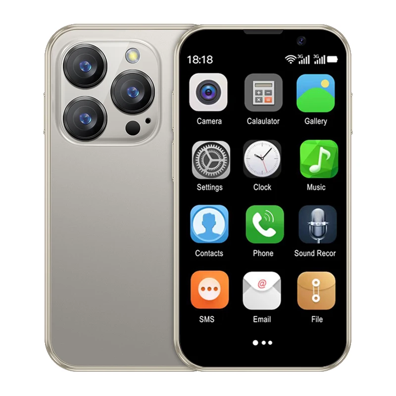 SERVO 16SE Mini Android Smartphone Dual SIM Standby 16GB ROM Play Store Wifi GPS Gezicht Ontgrendelen 3G WCDMA 3.0 "Kleine Slimme Mobiele Telefoon