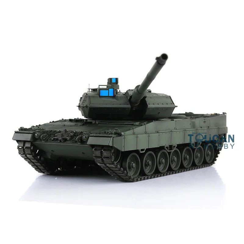 1/16 HENG LONG 7.0 Leopard2A6 RC 탱크, 3889 360 터렛 배럴 리코일 리모컨 자동차 RC 팬저 TH17613-SMT4