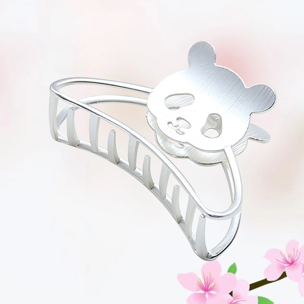 

Metal Hair Clip Clips Claw Panda Barrettes Girl for Women Women's Kawaii Accessories