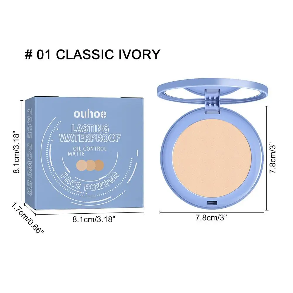 Sunscreen Powder Cosmetic Face Powder Oil-Control Waterproof Lasting Matte Concealer Makeup Pressed Powder Korean Cosmetic  4.8