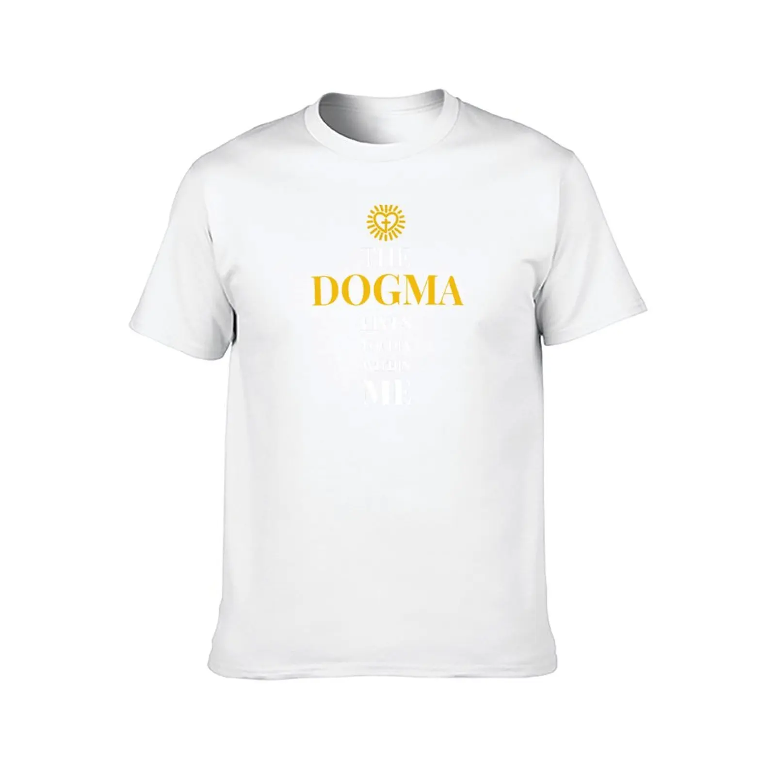 تي شيرت The Dogma يعيش بصوت عالٍ داخلي تي شيرت قطني تي شيرت رجالي تي شيرت