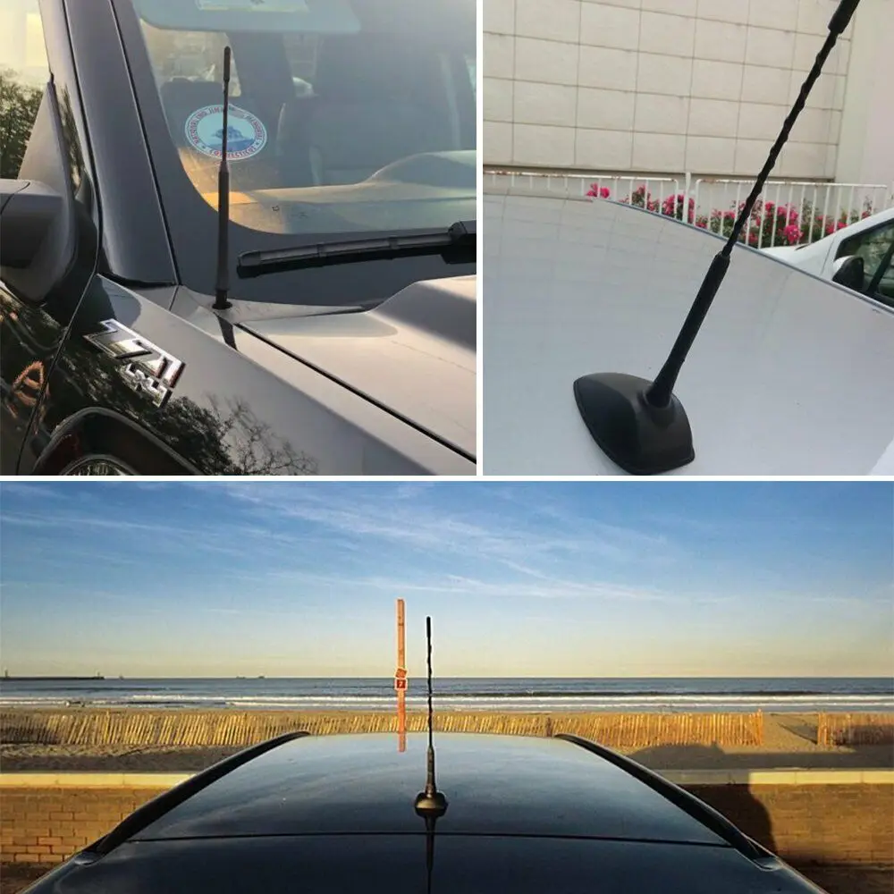 9'' Signal Receiver Line CAR RADIO/STEREO FLEXIBLE RUBBER ANTENNA AERIAL ARIEL MAST BEE STING BEESTING Auto Parts Decoration