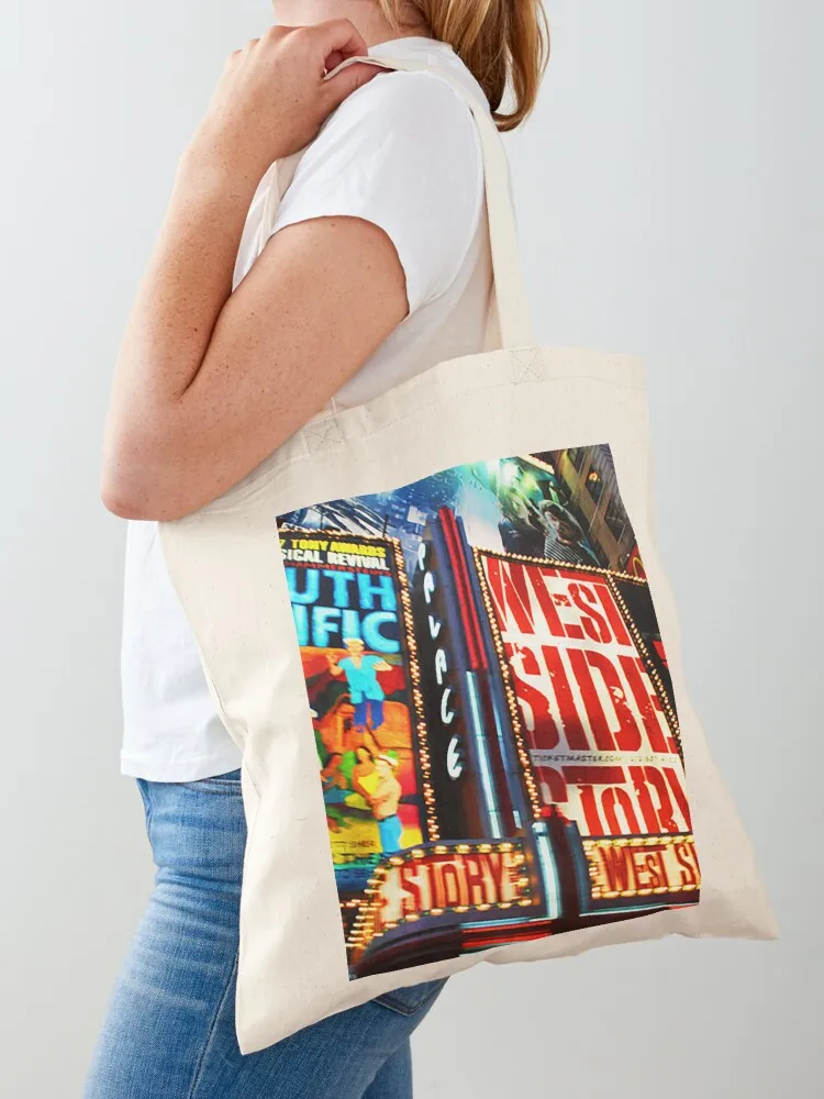 

Broadway, New York marque Tote Bag free delivery bags Woman shopper bag large tote bag eco folding