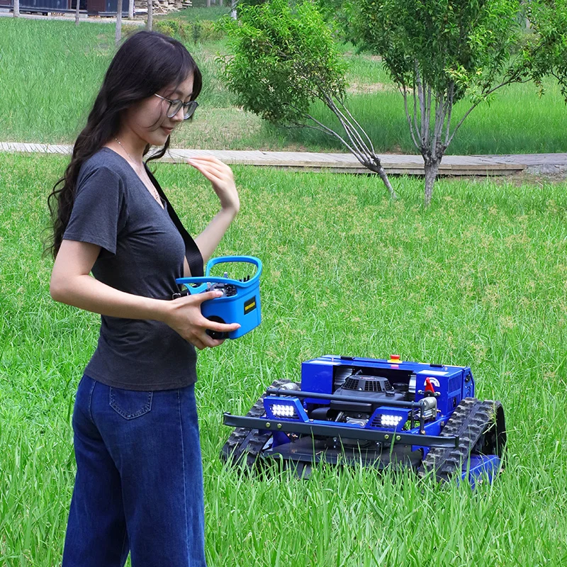 

Customized intelligent mini lawn mower with remote control robot linkage for garden electric and gas powered lawn mowers