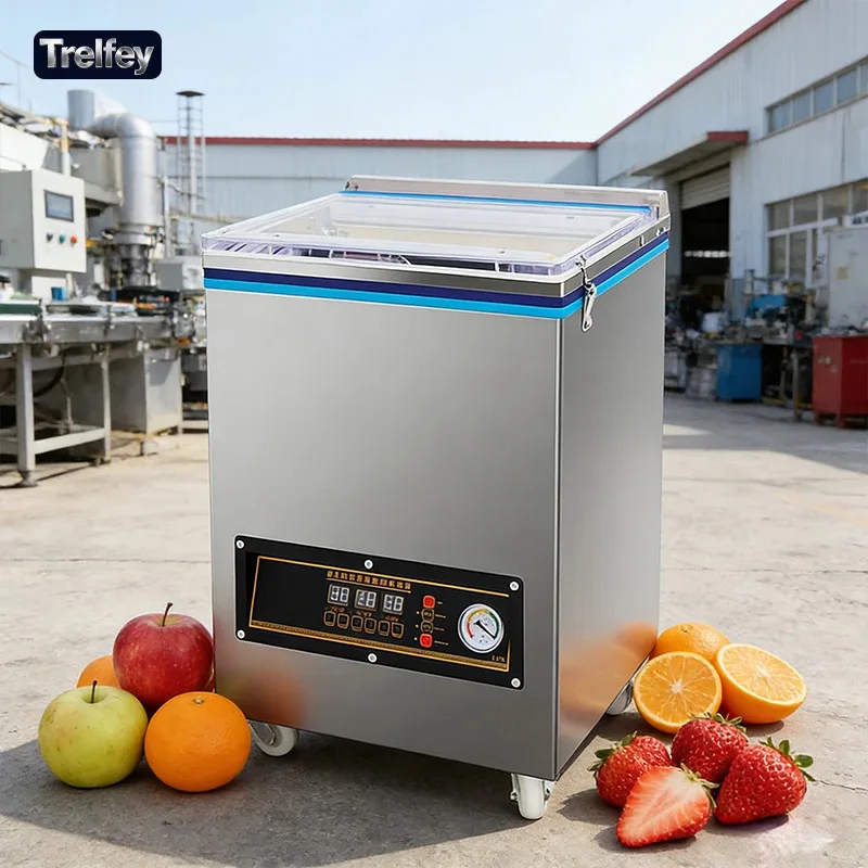

For Sea Shipping CustomizedProgrammable Automatic Food Vacuum Sealer with Digital Control for Fresh Cooked Food Preservation in