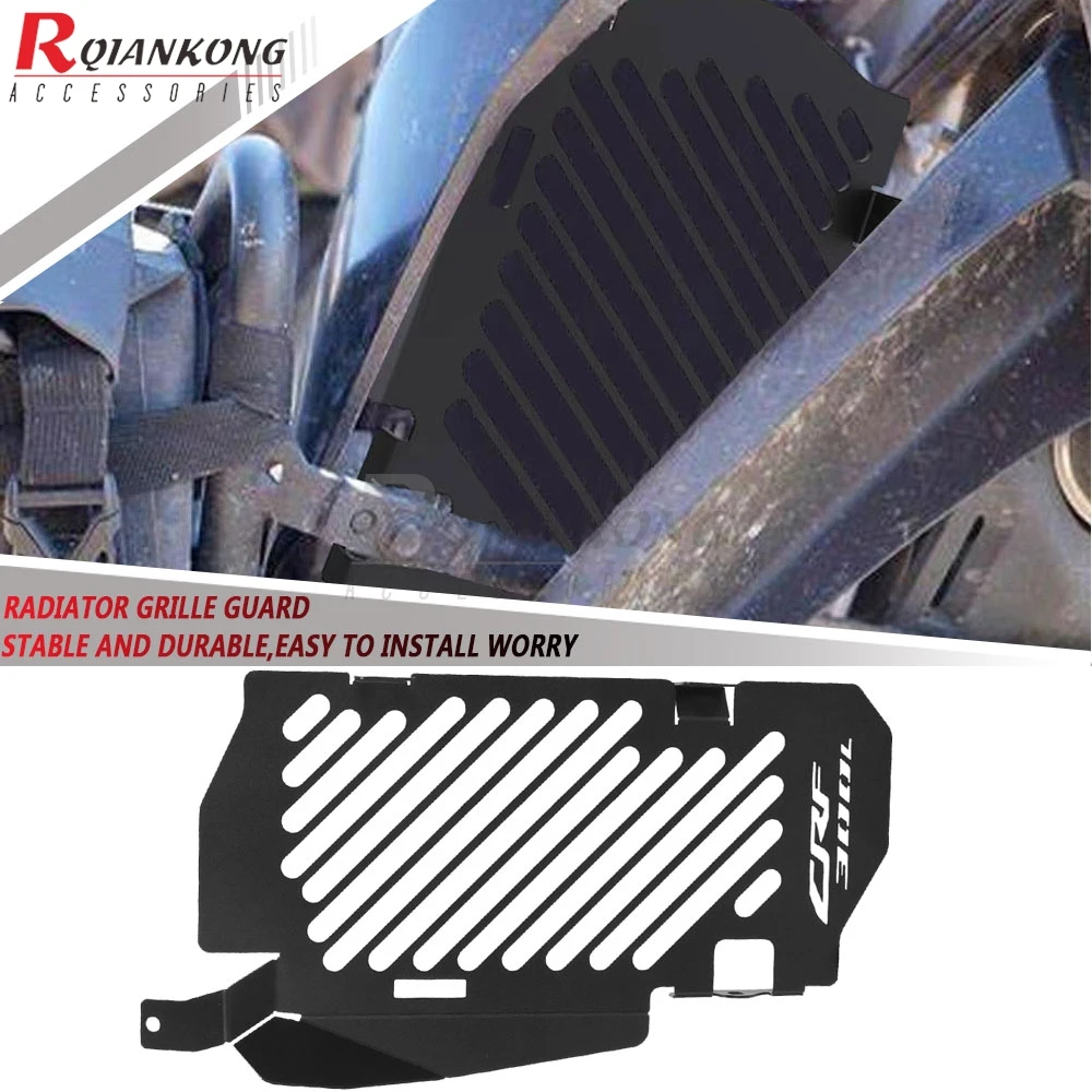 For Honda CRF300L CRF 300L 300 L Motorcycle Radiator Guard Protector Grille Protective Cover Grill 2021 2022 2023 2024 2025 2026