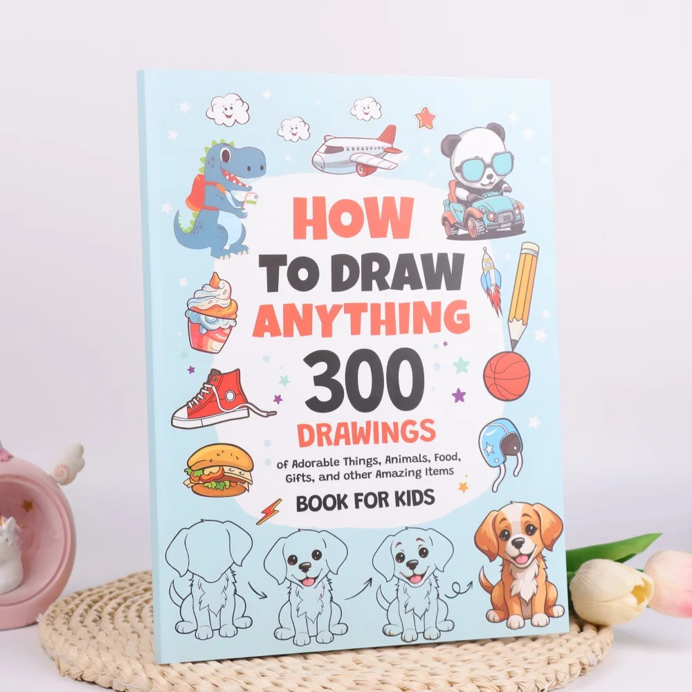 كيفية رسم كل شيء: 300 رسومات من الأشياء اللطيفة والحيوانات والطعام والهدايا وغيرها من الأشياء المذهلة للأطفال #3