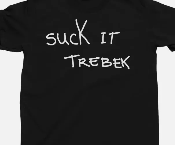 Suck It Trebek T Shirt Snl Norm Macdonald Turd Ferguson Funny Name Burt Reynolds