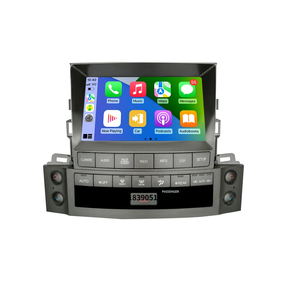 Factory Price 1 Din Car Audio Auto 9inch Wifi Car Media Player Touch Screen for LX570 2008 - 2015 Big Screen Car Radio