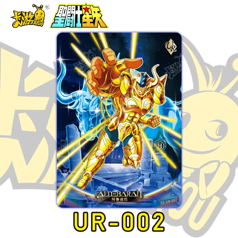 Kayou Saint Seiya Ur-Series Anime Characters Mu Aldebaran Saga Dokho Milo Children\'s Toys Collection Card Birthday Gift