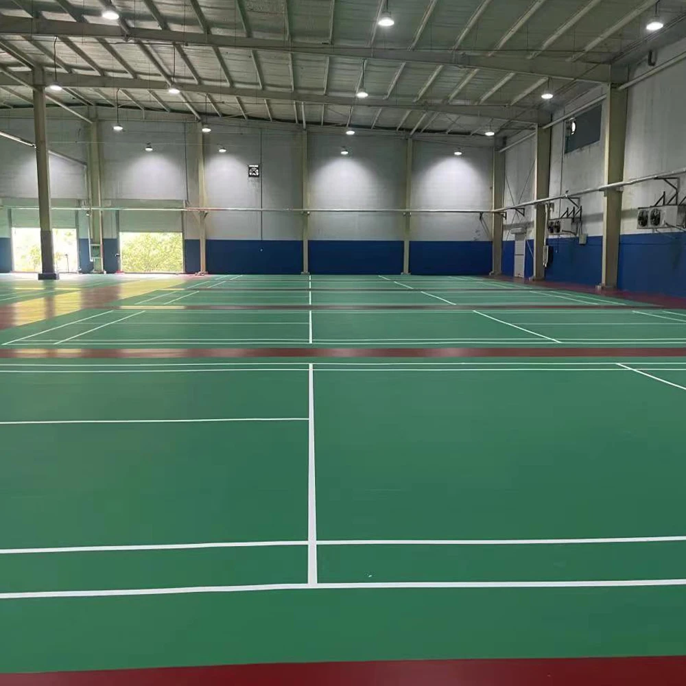 Beable Create the Perfect Badminton Court With Our High-Quality PVC Flooring Include The Lines LOGO