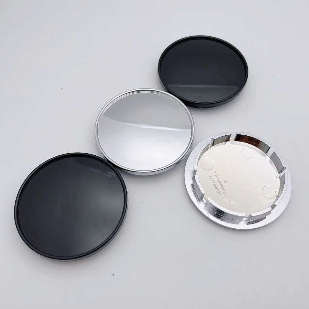 

4pcs 65mm 56mm Blank No Emblem Car Wheel Center Caps Wheel Hubcaps Rim Center Dust Cover ABS Universal Replace Hub Accessories