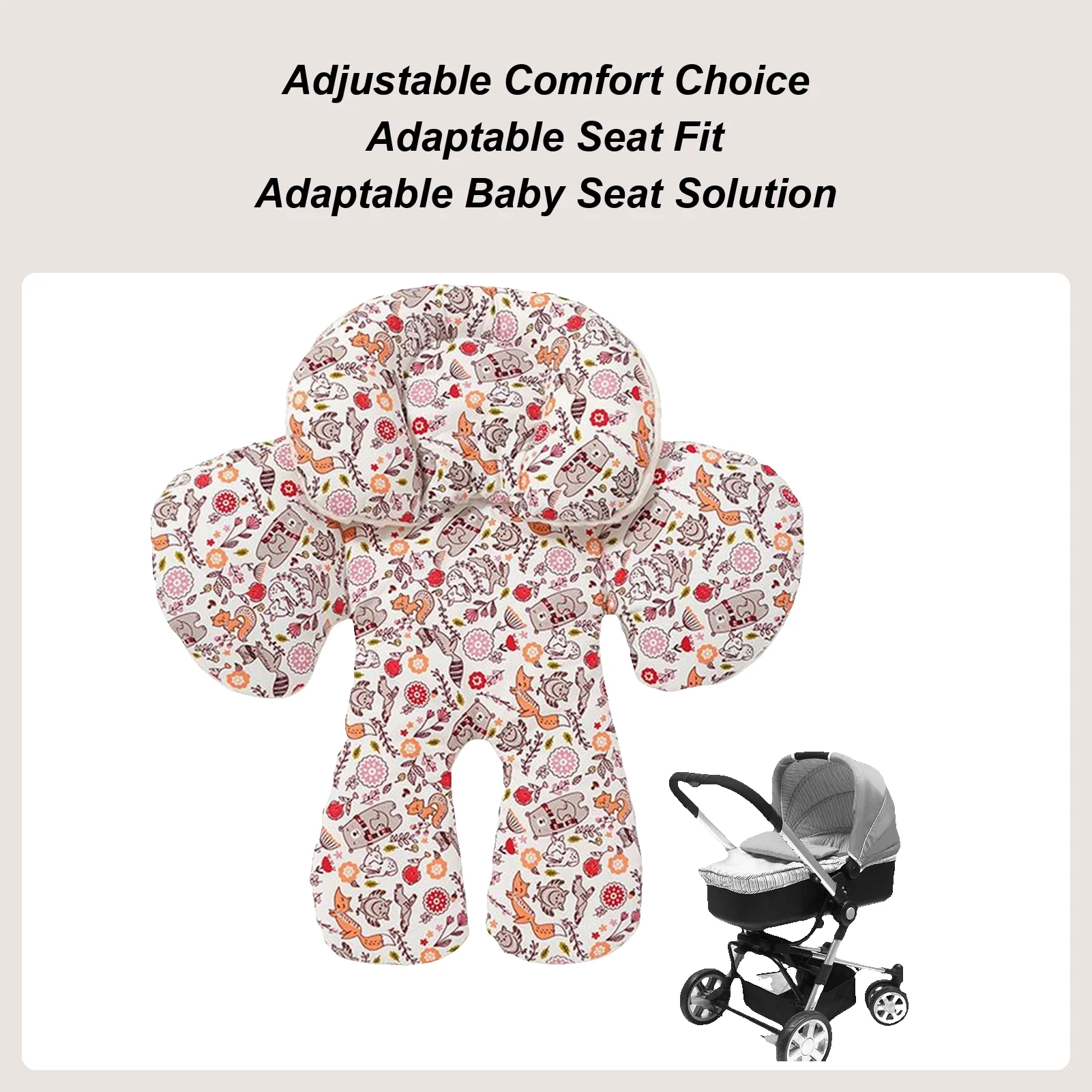 

Подушка для детского автокресла, чехол для автомобильного сиденья для малышей, съемная поддержка головы, регулируемая по высоте защитная подушка для автомобиля, внедорожника