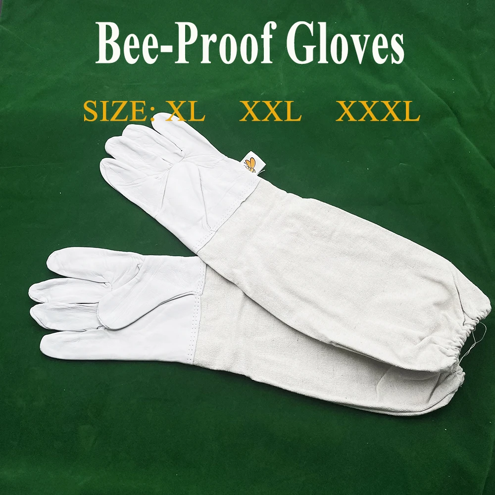 1 par  guantes protectores  apicultor  manga larga Xl XXl 3Xl tamaño disponible antipunta para cosecha o extracción  mie