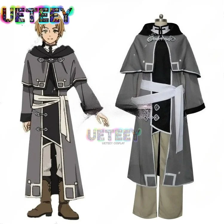 UETEEY COS Mushoku Tensei Jobless Reincarnation Rudeus Greyrat Cosplay Costume Halloween Costume Custom Size - view 2