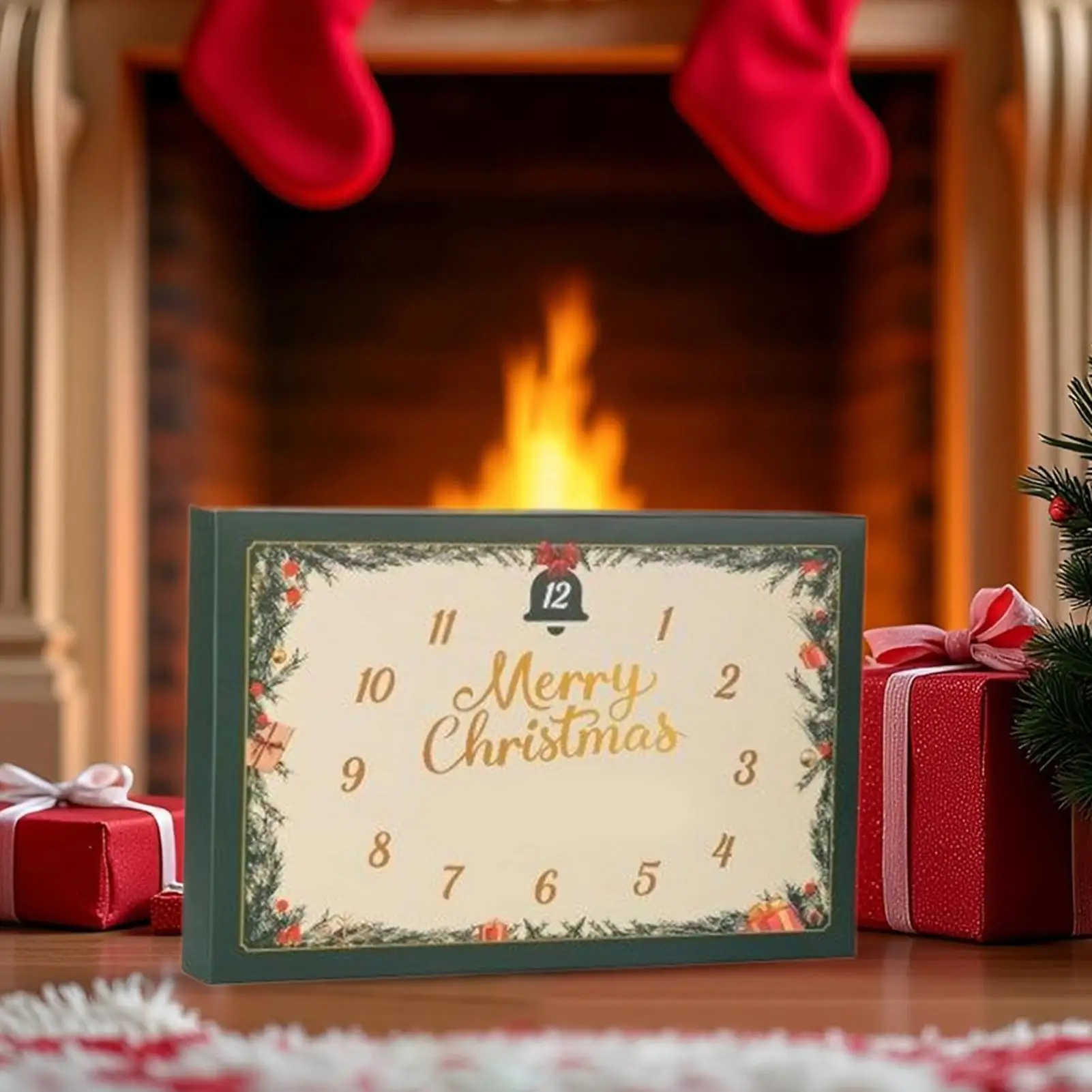 

Рождественский календарь обратного отсчета, 2d акриловые праздничные тематические украшения, 24-дневный эмоциональный календарь, Адвент 2025 для детей на день рождения