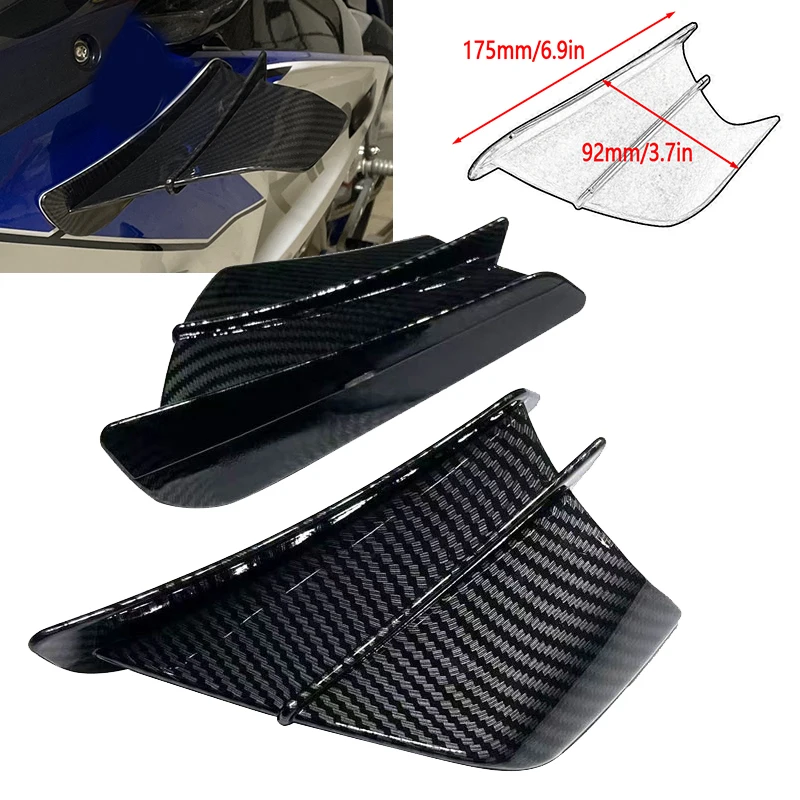 ZX10R ZX-6 Motorcycle Winglet Aerodynamic Wing Kit Spoiler For Kawasaki Ninja ZX6R 636 ZX636R ZX6RR ZX1400 ZX14R ZZR1400 ZZR1100